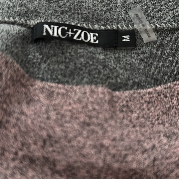 Heathered Gray and Rose Sweater - Picture 6 of 6